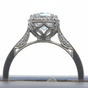 Dainty Diamond Halo Ring