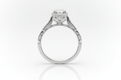 Vintage-Style Diamond Engagement Setting