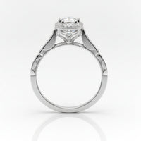 Vintage-Style Diamond Engagement Setting