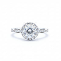 Vintage-Style Diamond Engagement Setting