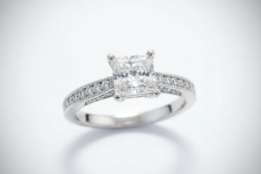 Tacori Princess cut semi-mount