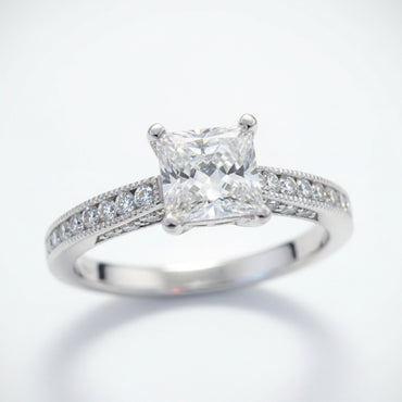 Tacori Princess cut semi-mount
