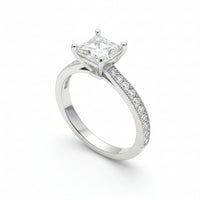 Tacori Princess cut semi-mount