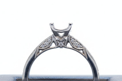 Tacori Princess cut semi-mount