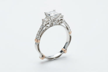 Three stone princess cut