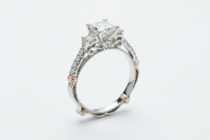 Three stone princess cut