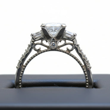 Three stone princess cut