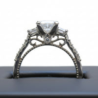 Three stone princess cut