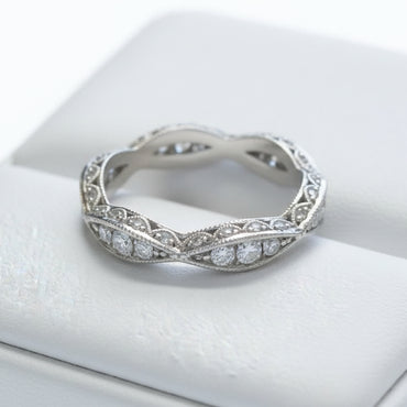 Filigree Eternity Wedding Band