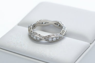 Filigree Eternity Wedding Band