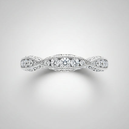 Filigree Eternity Wedding Band