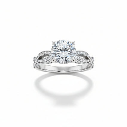 Filigree Engagement Ring