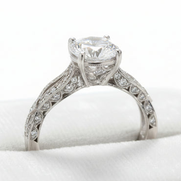 Filigree Engagement Ring