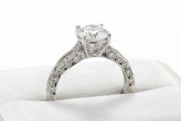 Filigree Engagement Ring