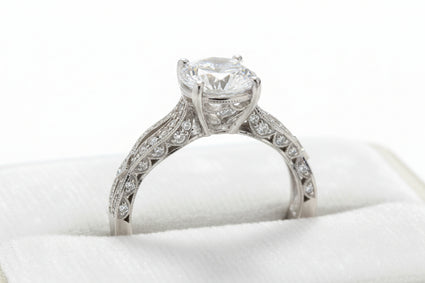 Filigree Engagement Ring