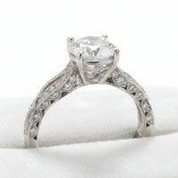 Filigree Engagement Ring