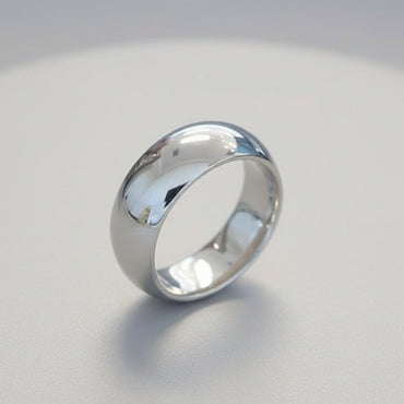 8mm High-Polish Tungsten Carbide Band