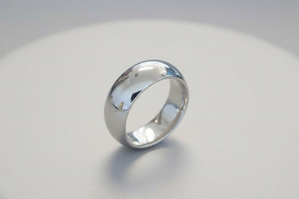 8mm High-Polish Tungsten Carbide Band