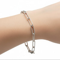 3.5mm Modern Paperclip Bracelet