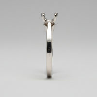 Tacori 18K White Gold Solitaire Engagement Ring Mounting