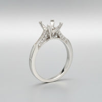 Tacori 18K White Gold Engagement Ring Mounting