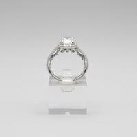 Tacori 18K White Gold Halo