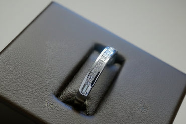 Princess-Cut Diamond Channel-Set Band