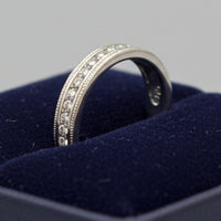 Milgrain Channel-Set Diamond Band