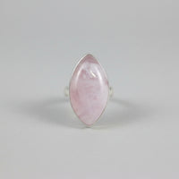 Ethereal Rose Quartz Marquise Ring