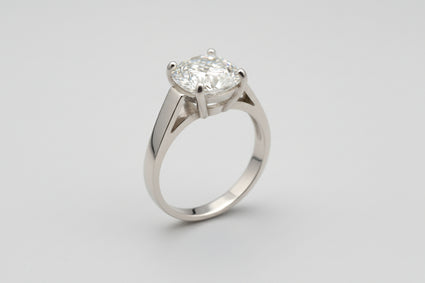 2ct Brilliant Cut Cubic Zirconia Solitaire Ring