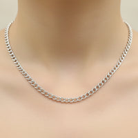 Gold 20" Textured Curb Chain