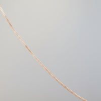 14K Rose Gold 18" Baby Box Chain