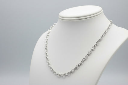 Platinum 18" Round Link Chain