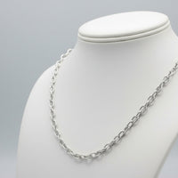 Platinum 18" Round Link Chain