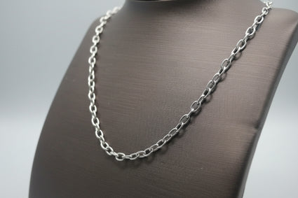 Platinum 18" Round Link Chain