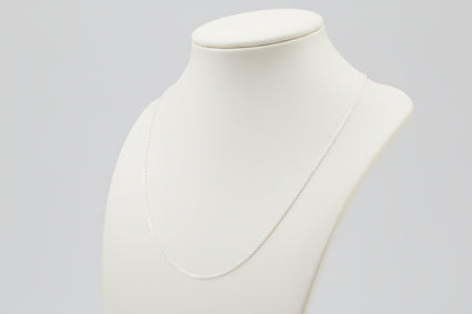 18-inch Platinum Cable Link Chain