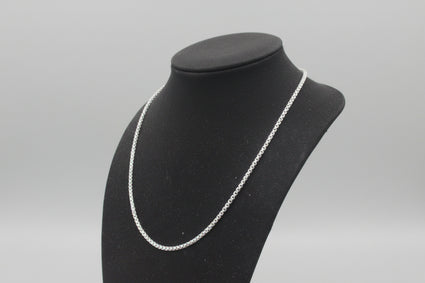 18" Rounded Box Chain