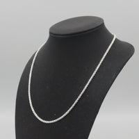 18" Rounded Box Chain