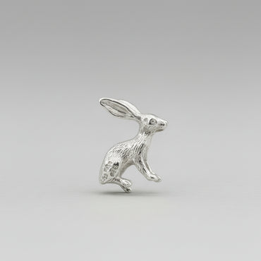 Silver Jackrabbit Charm