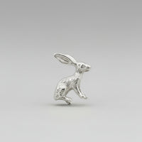 Silver Jackrabbit Charm