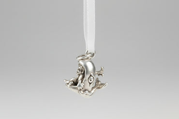 Silver Jonah & The Whale Charm