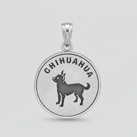 Silver Chihuahua Necklace