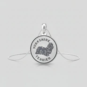 Sterling Silver Yorkshire Terrier Charm
