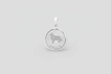 Border Collie Disc Charm