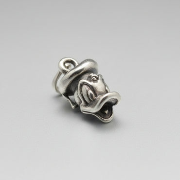 Silver Donald Duck 3D Charm