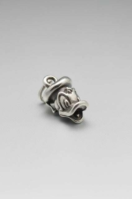 Silver Donald Duck 3D Charm