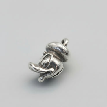 Silver Donald Duck 3D Charm