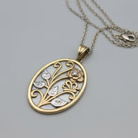 Mother of Pearl & Mixed Metal Filigree