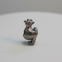 Silver Rooster Slide Bead