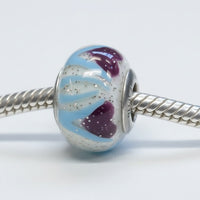 "Cloud Romance" Heart Bead